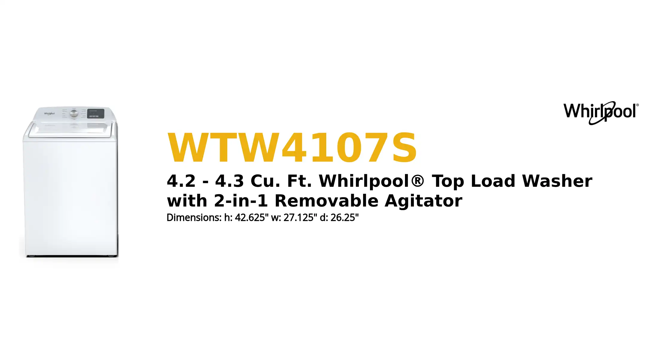 WTW4107S product brief thumbnail