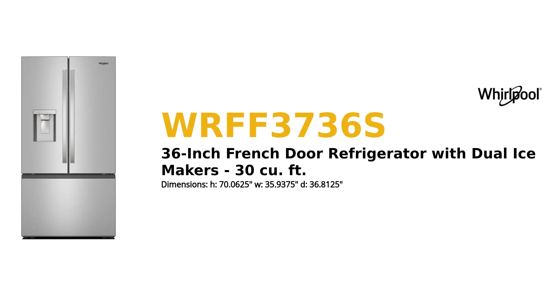 WRFF3736S product brief thumbnail
